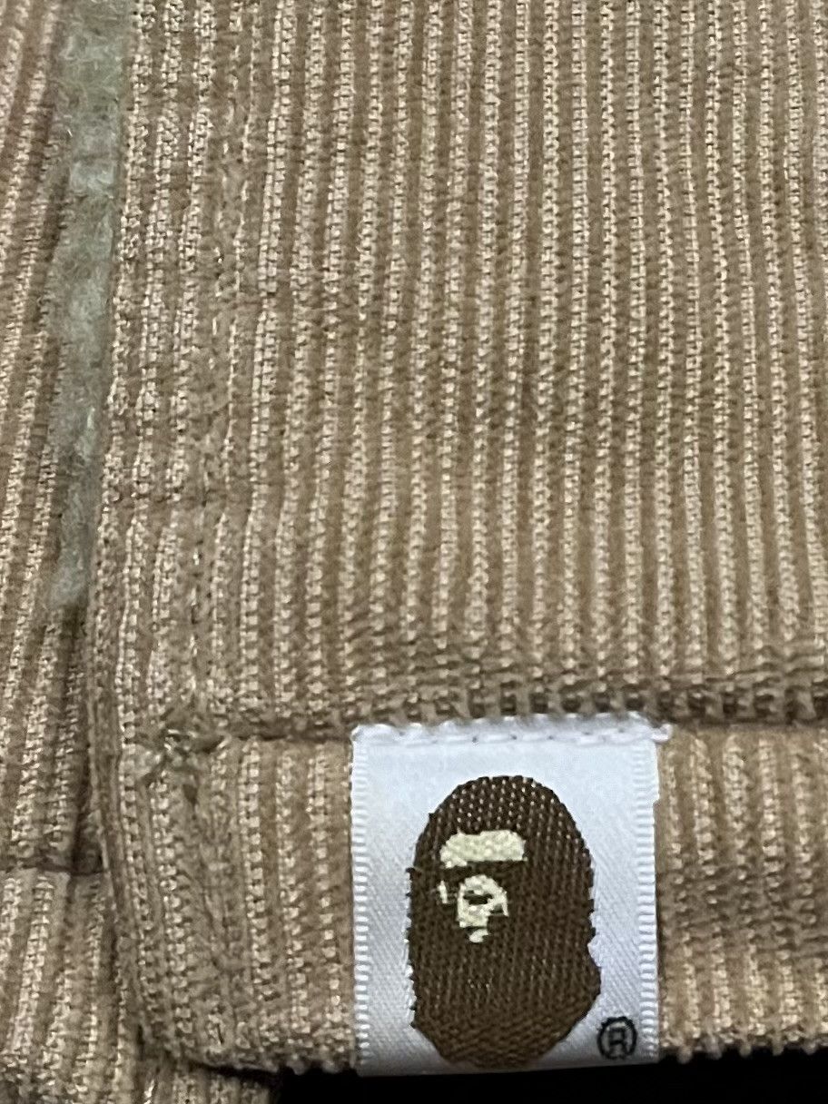 Bape Bape corduroy Sherpa lined bomber jacket coat Size US M / EU 48-50 / 2 - 7 Thumbnail