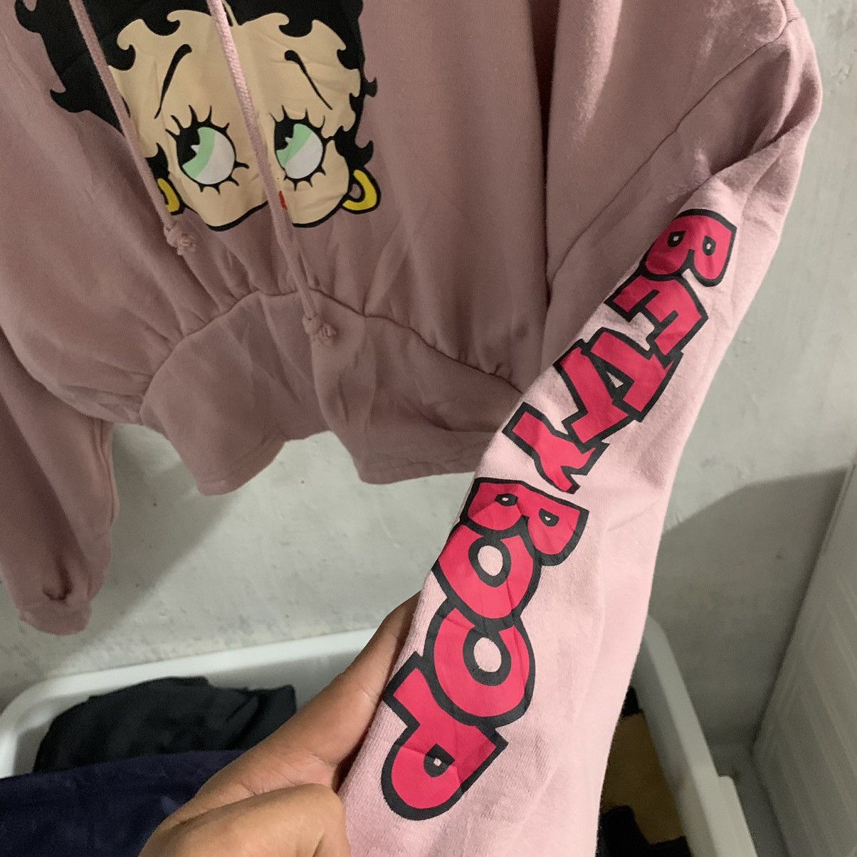 Other Sweater Betty Boop Crop Top Size L / US 10 / IT 46 - 2 Thumbnail
