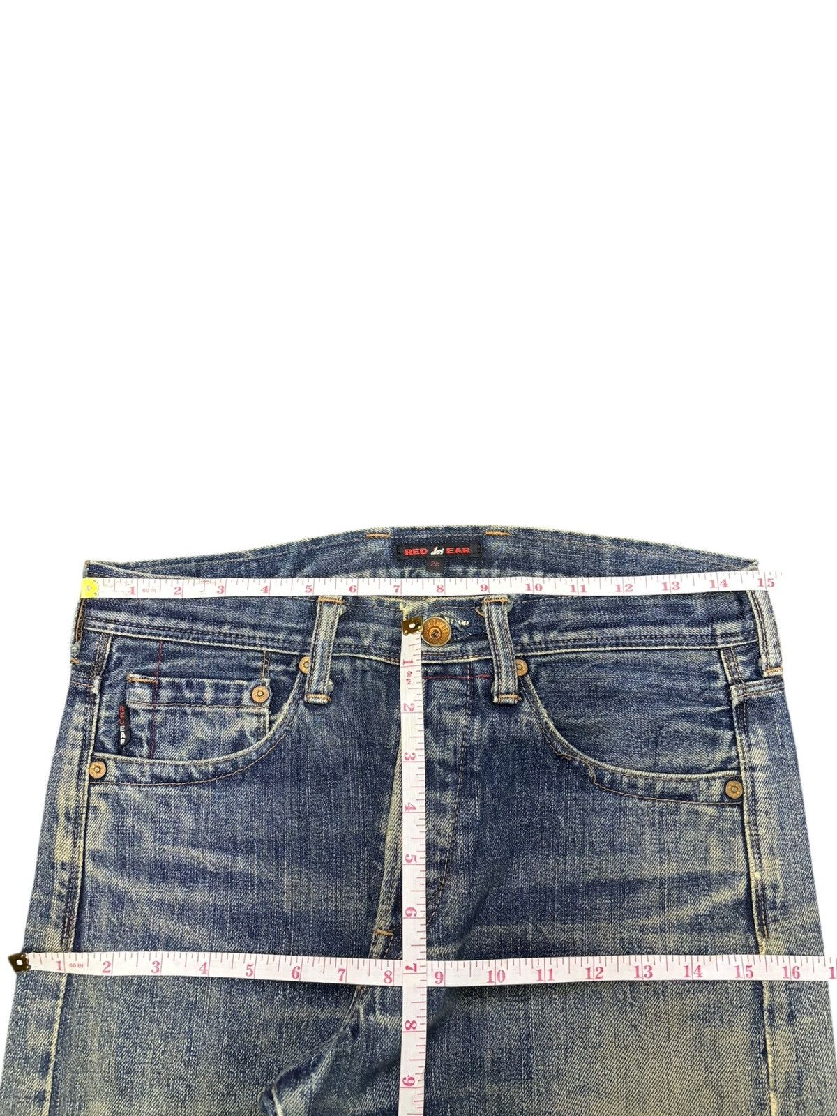 Paul Smith Red Ear Vintage Paul Smith Red Ear Distressed Selvedge Jeans Size US 30 / EU 46 - 5 Thumbnail