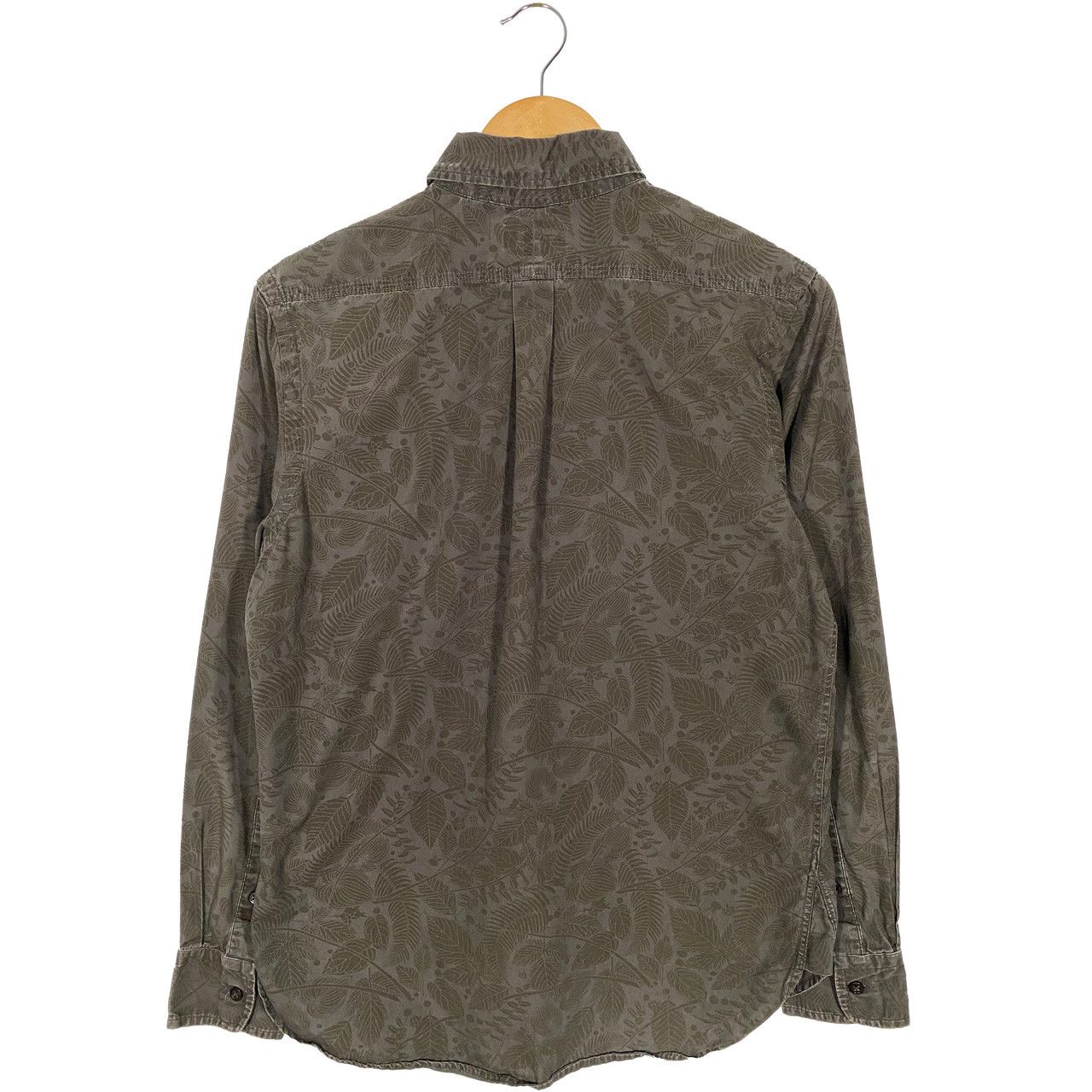 Wings + Horns Wings + Horns Floral Print Long Sleeve Button up Shirt Gray Size US S / EU 44-46 / 1 - 2 Thumbnail