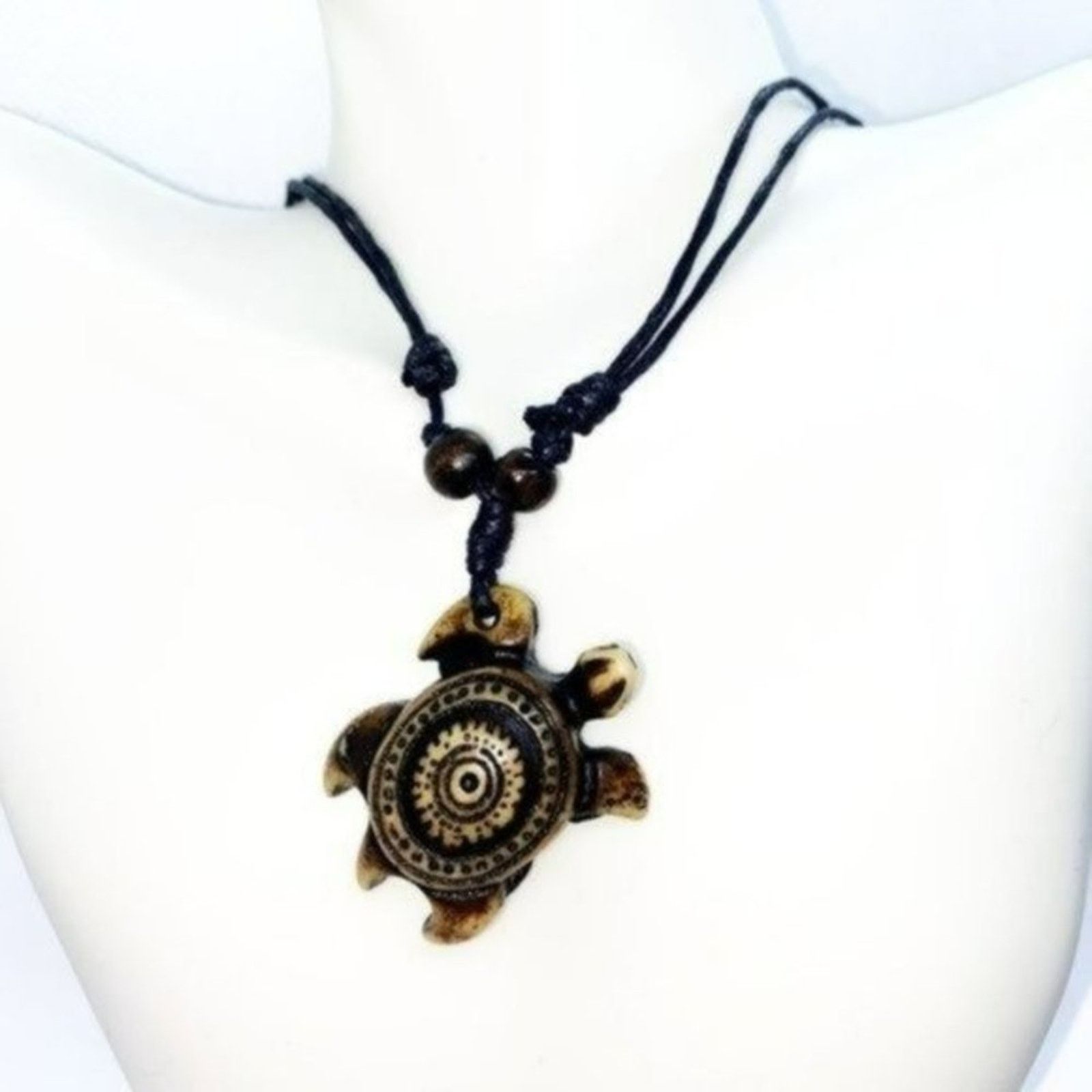 Other Boho Sea Turtle Leather Cord Necklace Size ONE SIZE - 1 Thumbnail