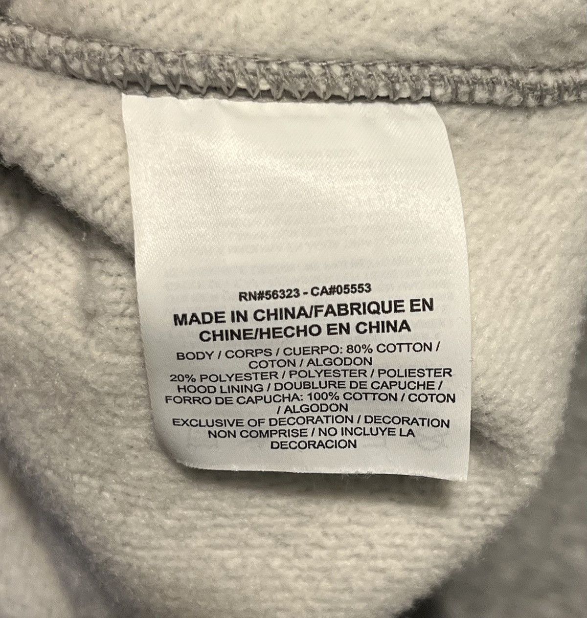Kith × Nike Authentic Kith Nike Flight hoodie grey XL 2017 release Size US XL / EU 56 / 4 - 6 Thumbnail