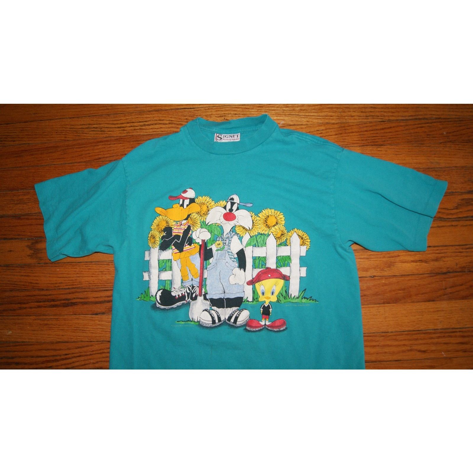 Warner Bros VTG Warner Bros Tweety Bird Daffy Sylvester M TShirt Size US M / EU 48-50 / 2 - 1 Thumbnail