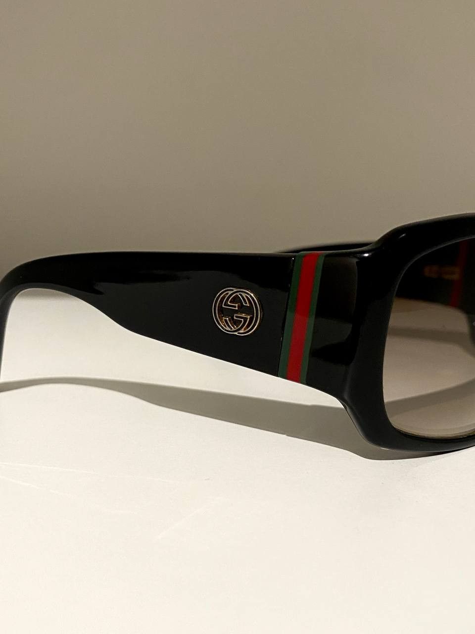 Gucci Gucci GG Logo Web Rectangular Retro Oversized Sunglasses Y2K Size ONE SIZE - 7 Thumbnail
