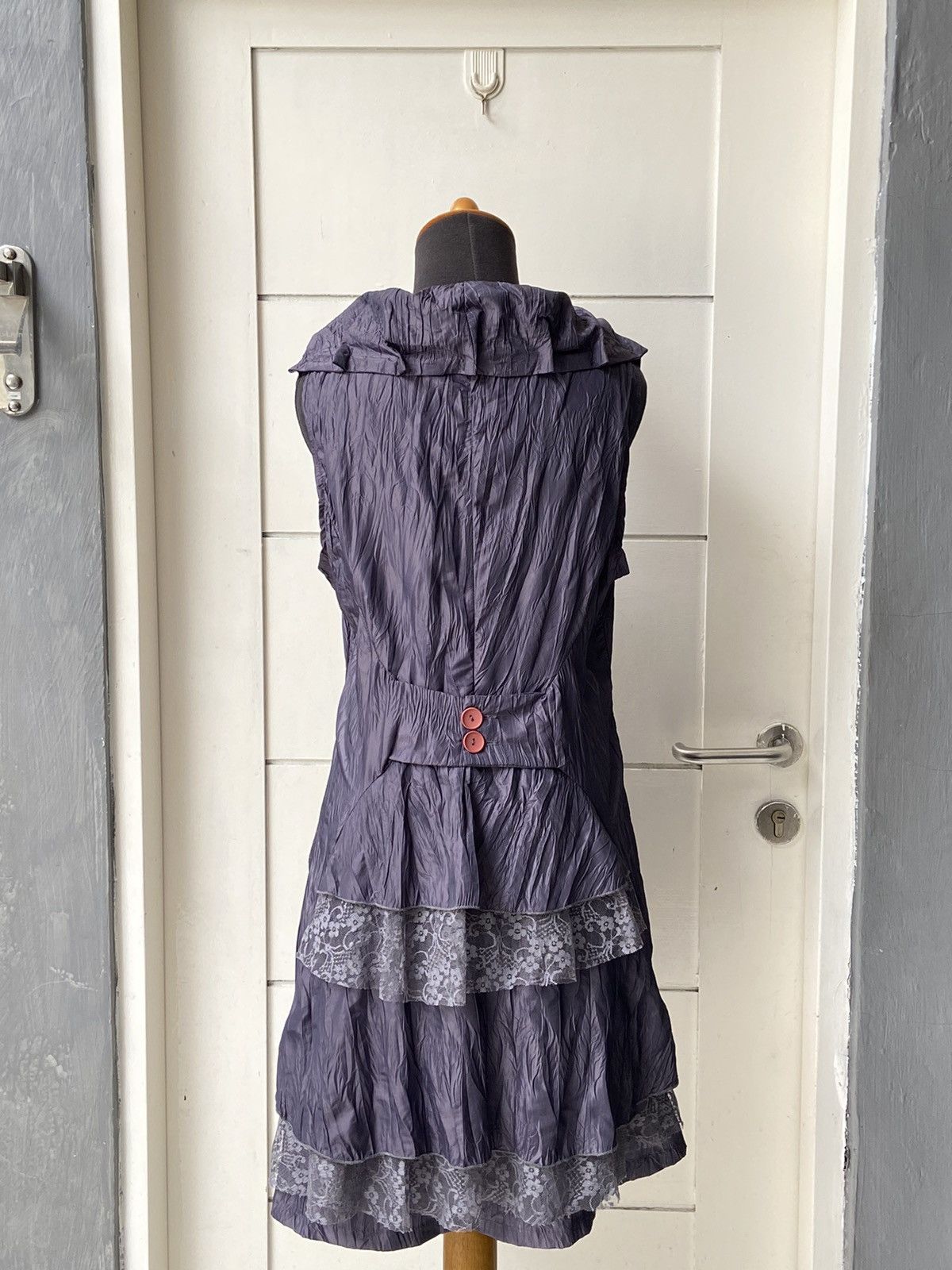 Y's × Yohji Yamamoto Y’S COLLECTION Purple Dress/Outer Size S / US 4 / IT 40 - 7 Thumbnail