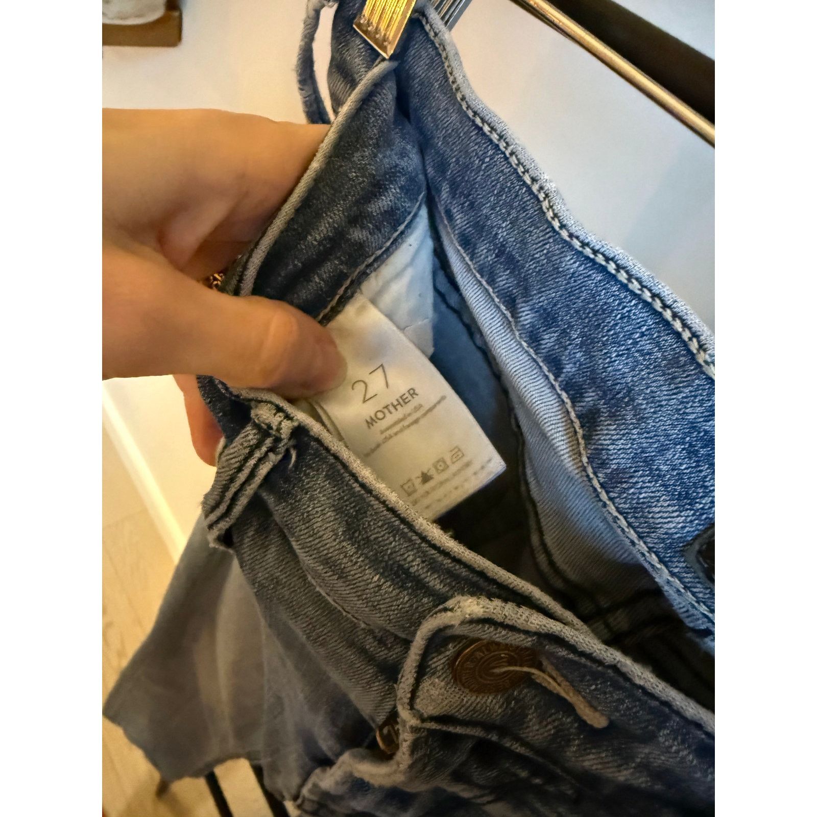 MOTHER Mother Denim High Waisted Jeans - Size 27 - Excellent! Size 27" / US 4 / IT 40 - 5 Thumbnail