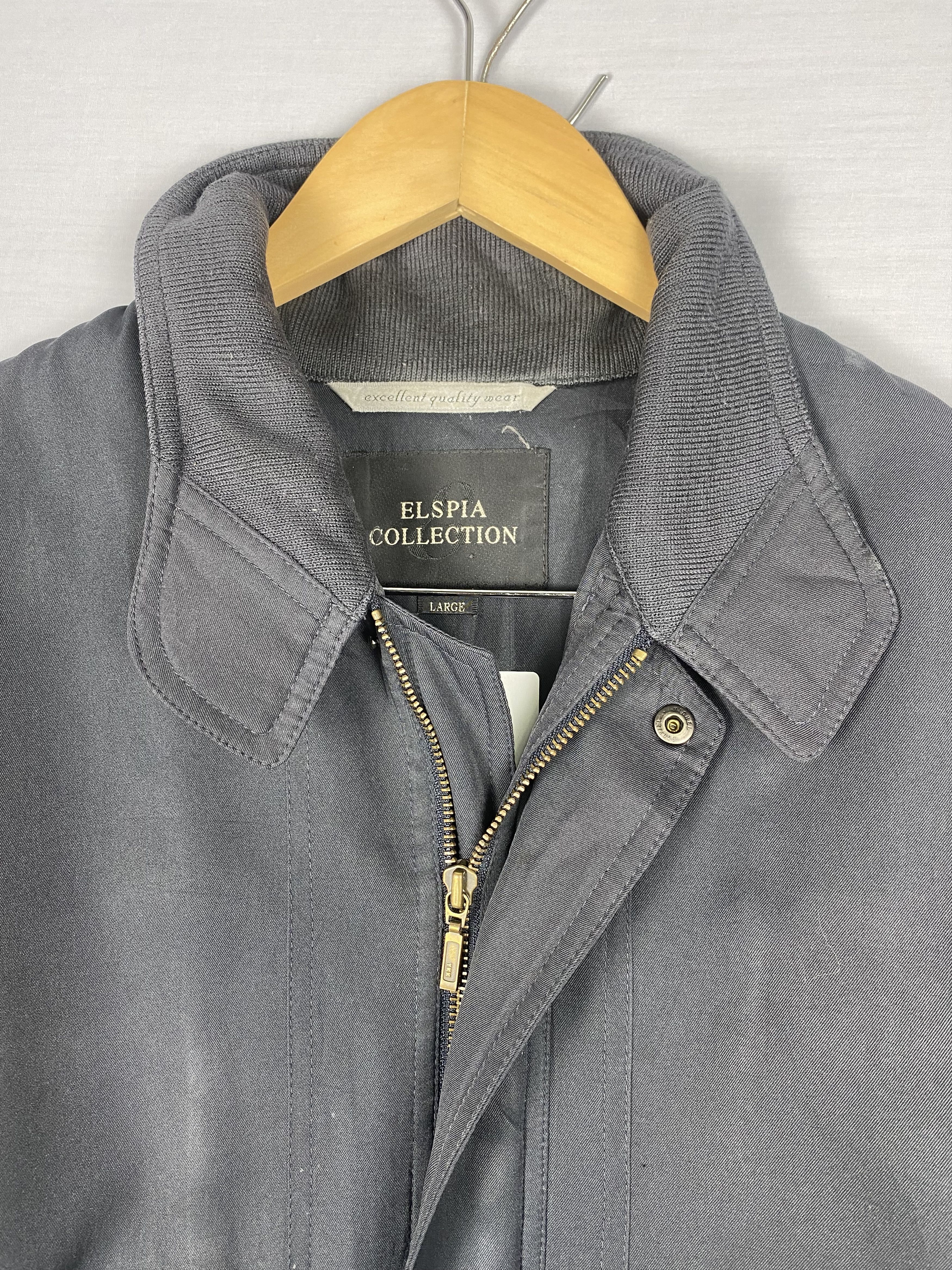 Japanese Brand Vintage ELSPIA Zip Up Light Jacket Size US L / EU 52-54 / 3 - 2 Thumbnail