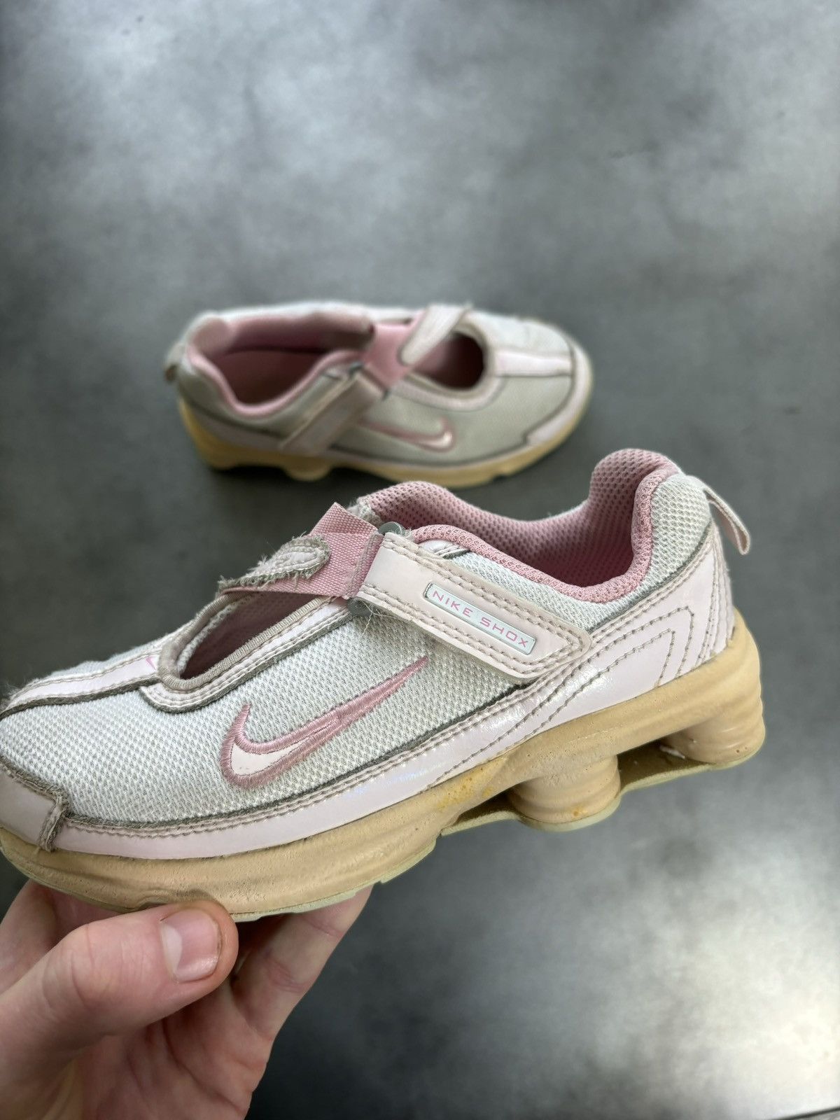 Nike × Vintage 2008 Nike Shox Mary Jane 354945-161 Childrens 12C Baby Shoes Size US 4 / IT 34 - 13 Thumbnail