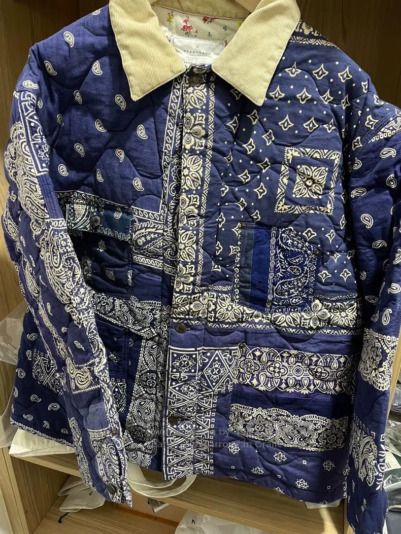 READYMADE Ready Made Blue cashmere jacket Size US L / EU 52-54 / 3 - 1 Thumbnail