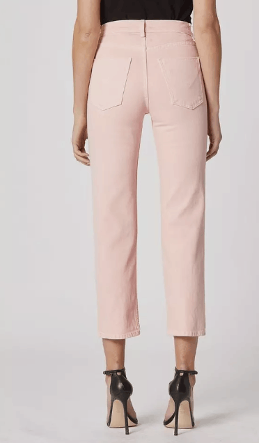 Hudson Hudson Remi Straight Cropped Jeans Soft Pink ( 26 ) Size 26" / US 2 / IT 38 - 2 Thumbnail