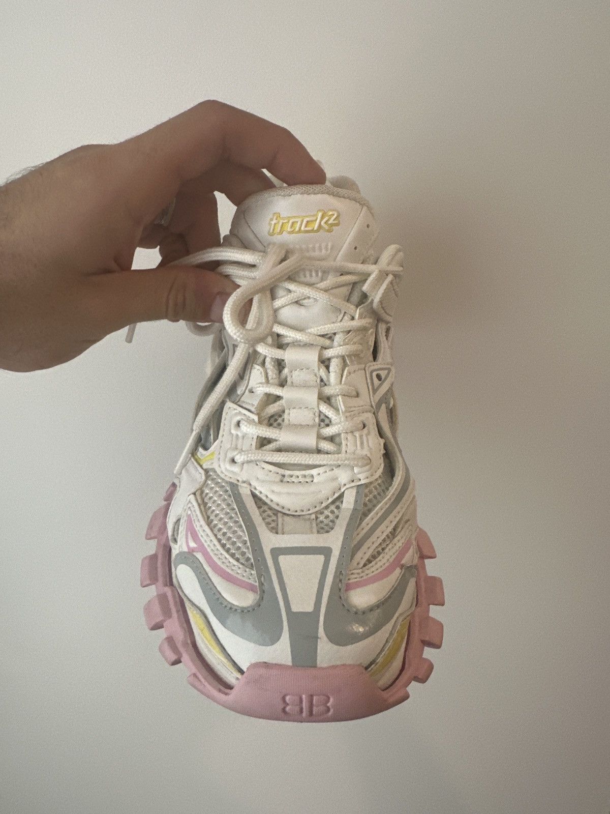 Balenciaga Balenciaga Track 2 Pink White Size US 9 / IT 39 - 9 Thumbnail