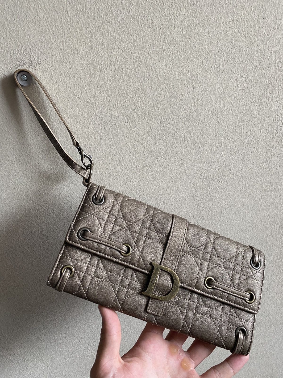 Christian Dior Monsieur Christian Dior Leather Clutch Size ONE SIZE - 1 Thumbnail
