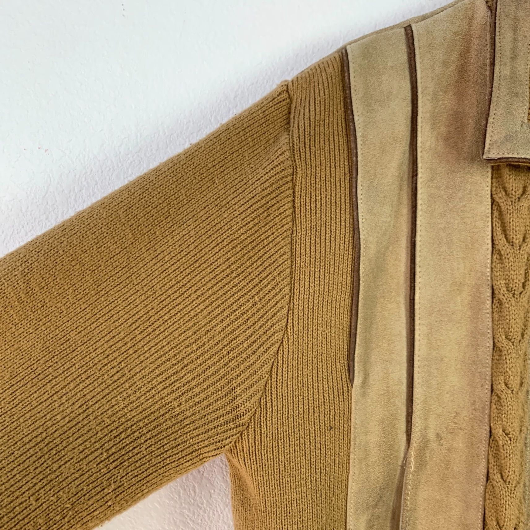 Vintage VINTAGE 70s Sweater Emporium Suede Full Zip Jacket Large Taiwan Brown Size US L / EU 52-54 / 3 - 2 Thumbnail