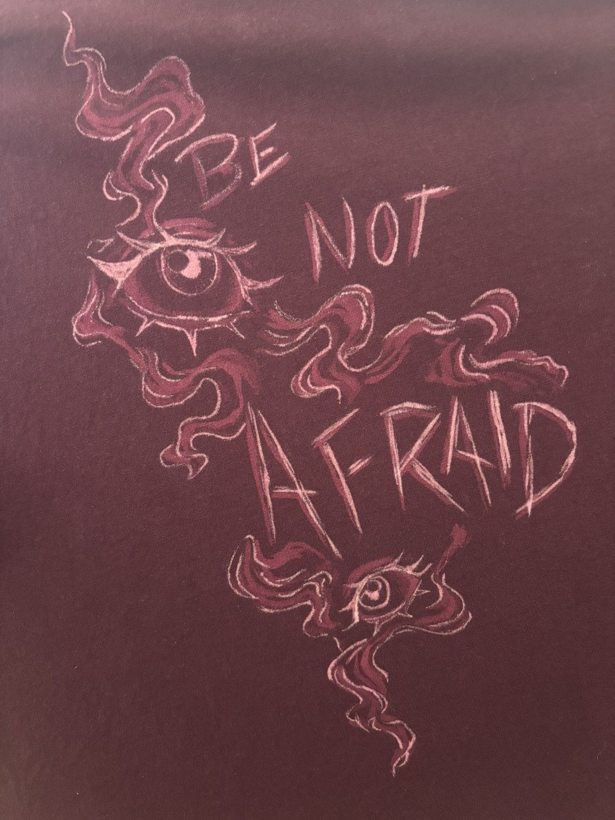 Handmade “Biblically Accurate” -Hand-Bleach-Painted T-Shirt Size M / US 6-8 / IT 42-44 - 1 Thumbnail