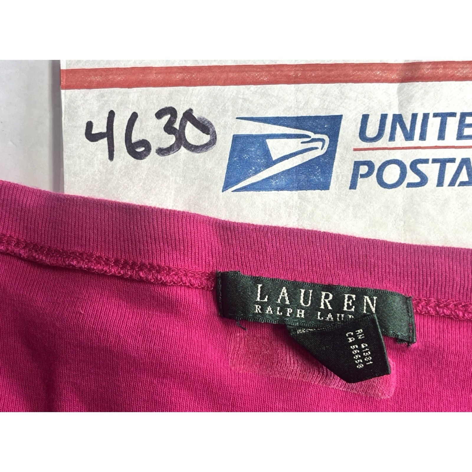 Ralph Lauren Lauren Ralph Lauren Womens T-Shirt Pink 3/4 Sleeve Size L Large Top Womens Pink 3/4 Sleeve Lauren Ralph Lauren Clothing Size L / US 10 / IT 46 - 7 Thumbnail