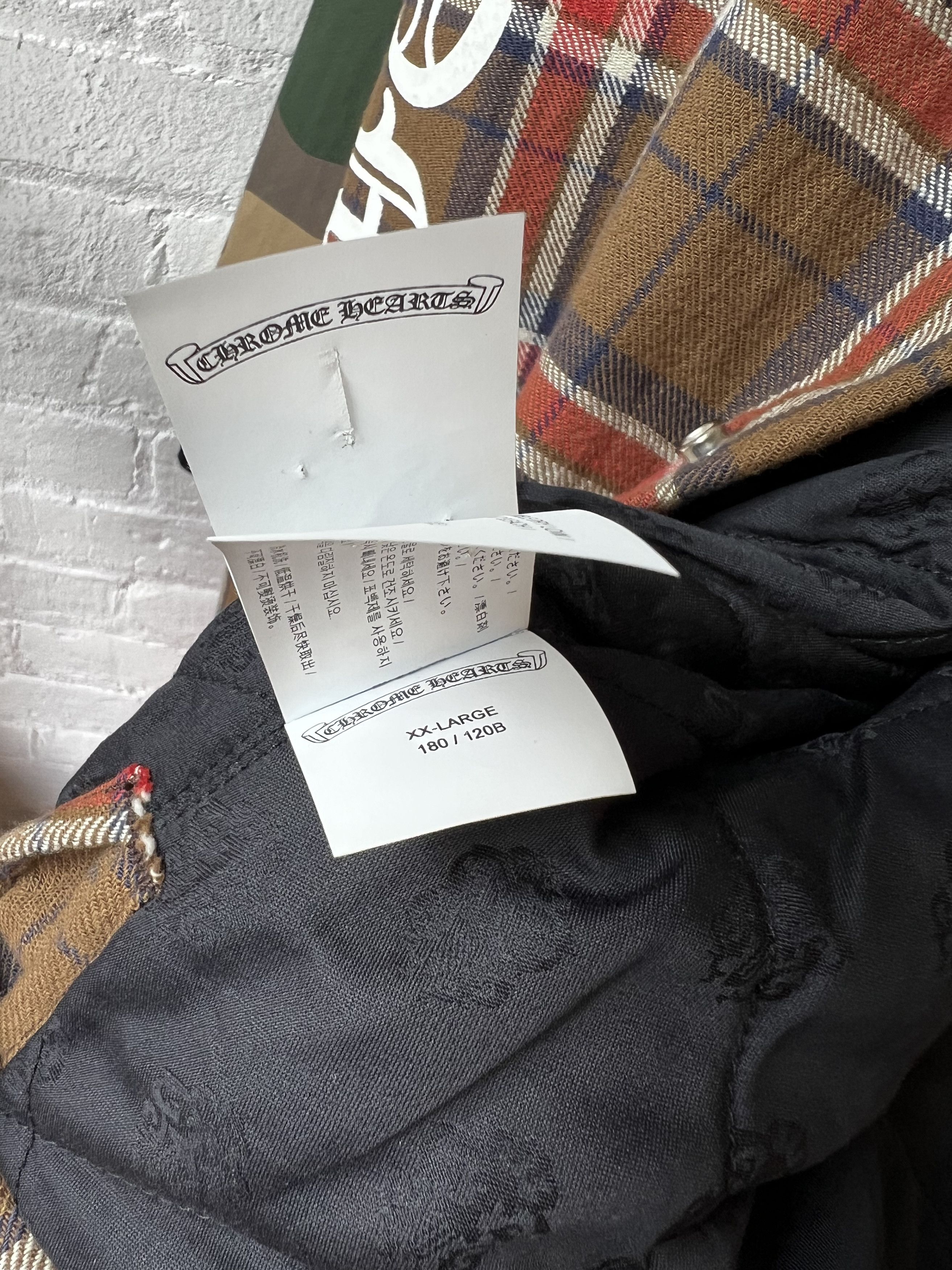 Chrome Hearts Chrome Hearts Flannel XXL Jacket 4G SELLER Size US XXL / EU 58 / 5 - 16 Thumbnail