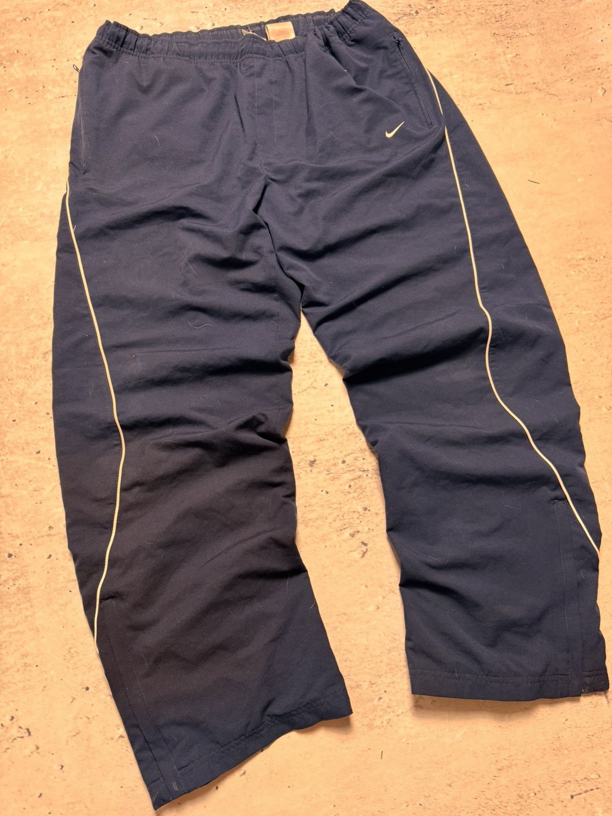 Nike × Vintage NIKE VINTAGE BASIC LOGO OVERSIZE BAGGY PANTS Size US 34 / EU 50 - 2 Thumbnail