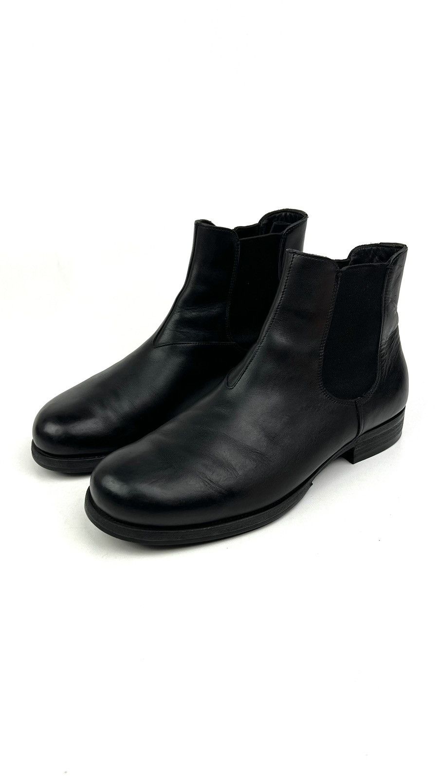 Prada PRADA MILANO Boots Chelsea Leather Shoes Handmade Black Mens Size US 7 / EU 40 - 1 Thumbnail