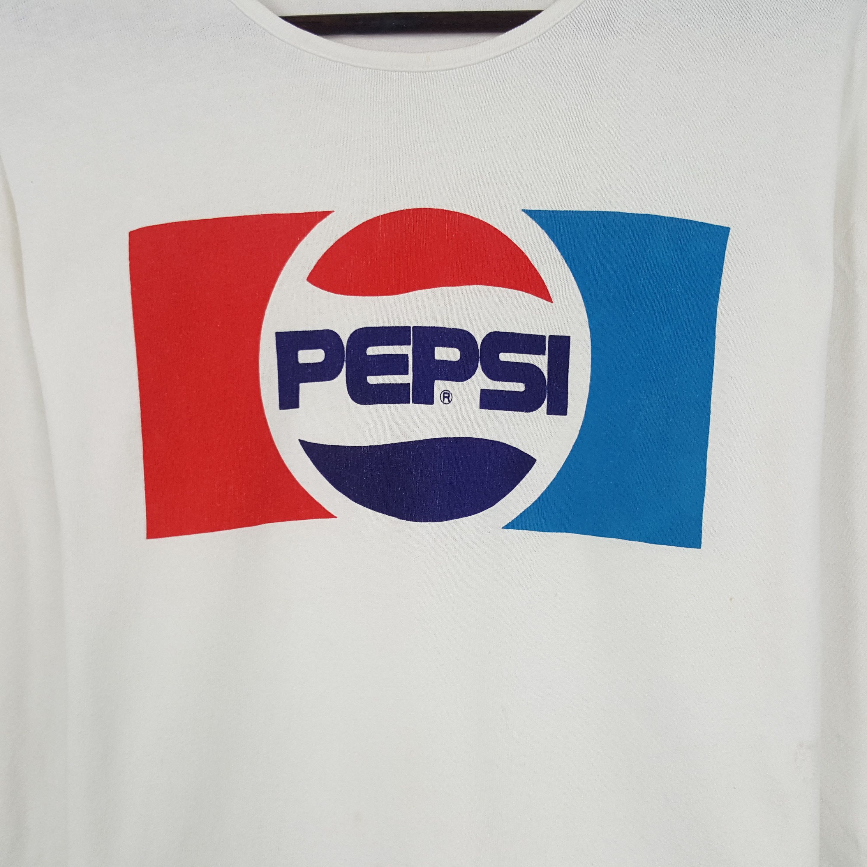 Pepsi × Vintage Vintage Pepsi Big Logo Tshirt Size US M / EU 48-50 / 2 - 2 Thumbnail