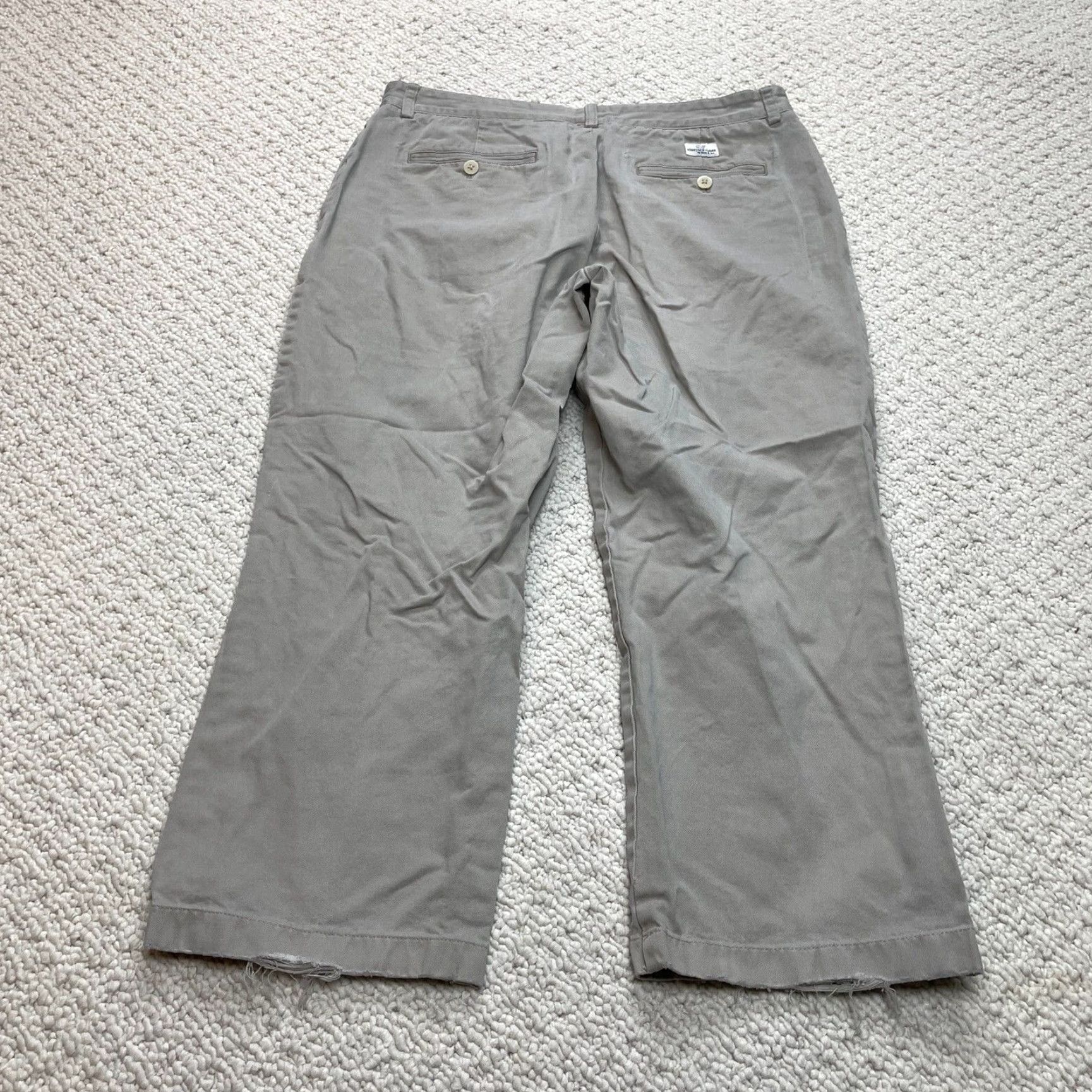 Vineyard Vines VINEYARD VINES Straight Chino Dress Club Pants Men 34x30 Khaki Beige Slacks Size US 34 / EU 50 - 2 Thumbnail