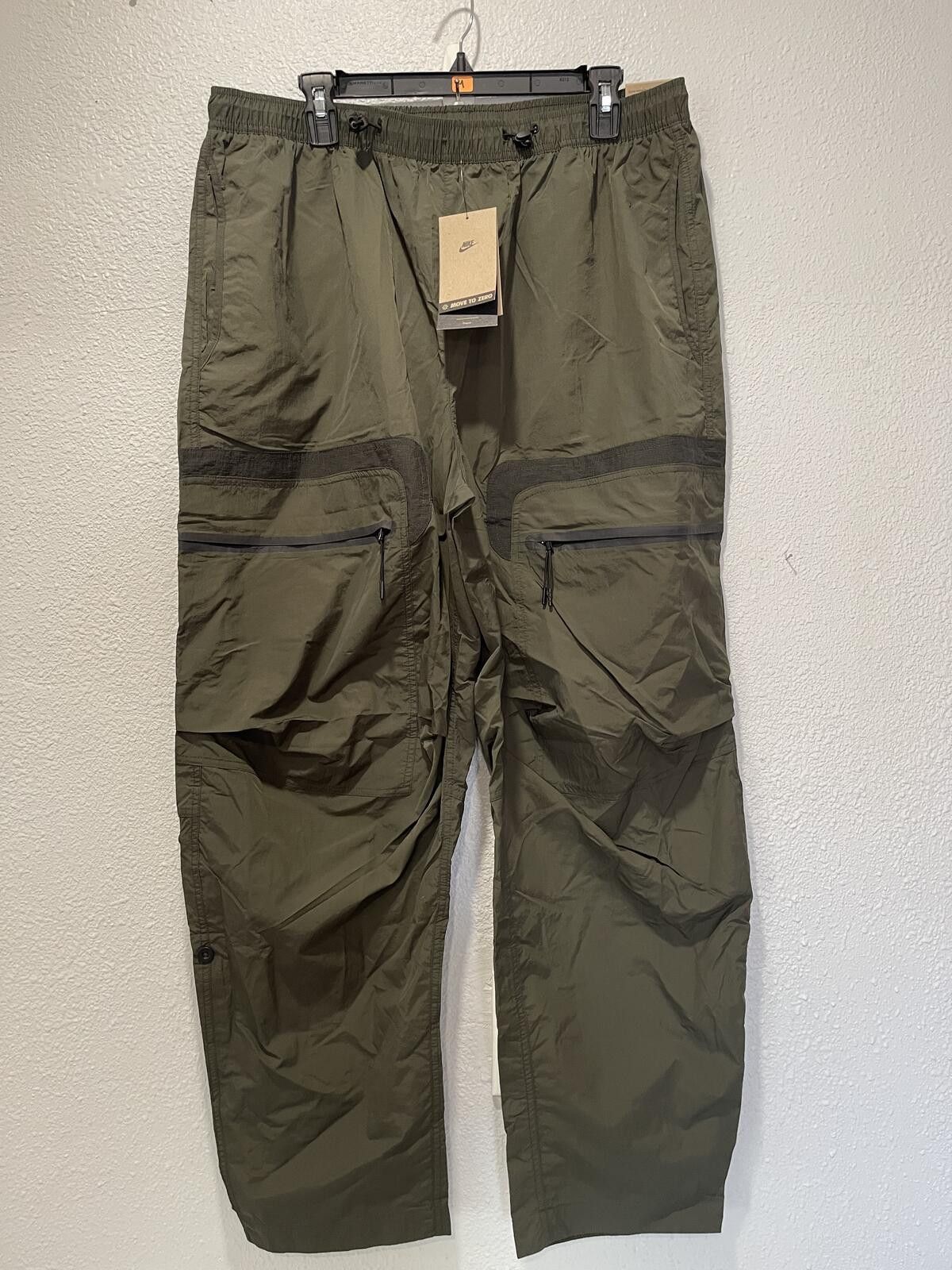 Nike Nike Men's Olive Green Cargo Pants Size L Size US 34 / EU 50 - 1 Thumbnail