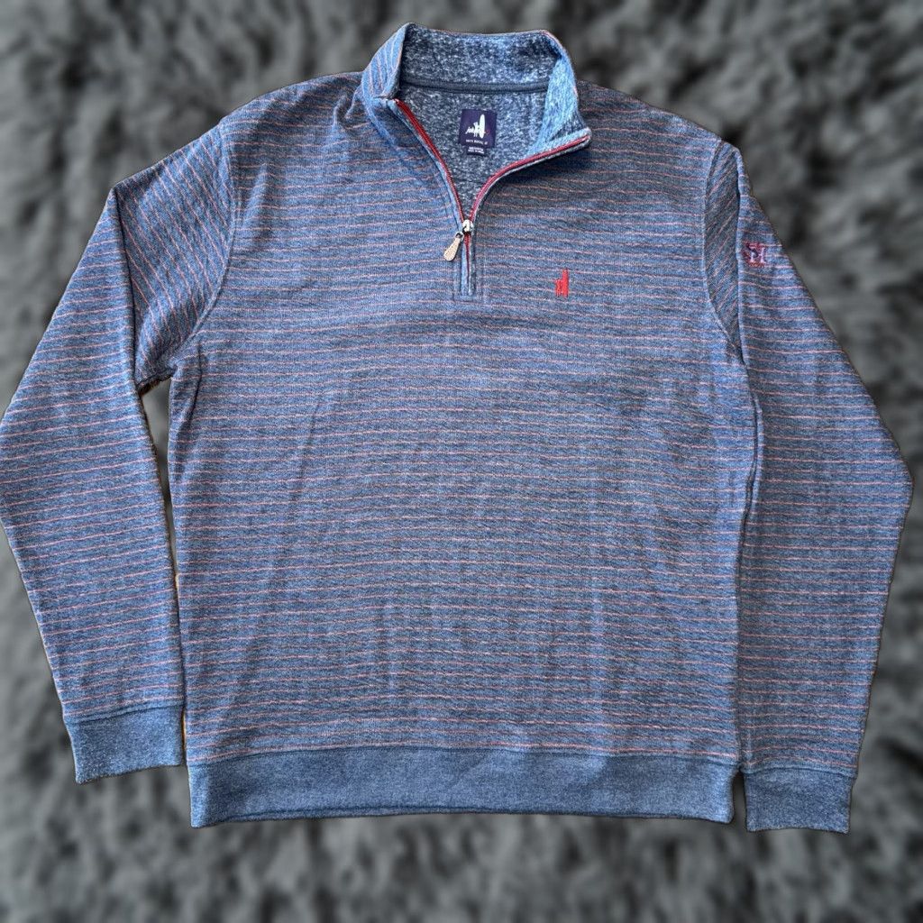 johnnie-O johnnie-O Golf Pullover Shirt Men’s M Blue 1/4 Zip Casual Regular - South Hills Country Countries Size US M / EU 48-50 / 2 - 1 Thumbnail