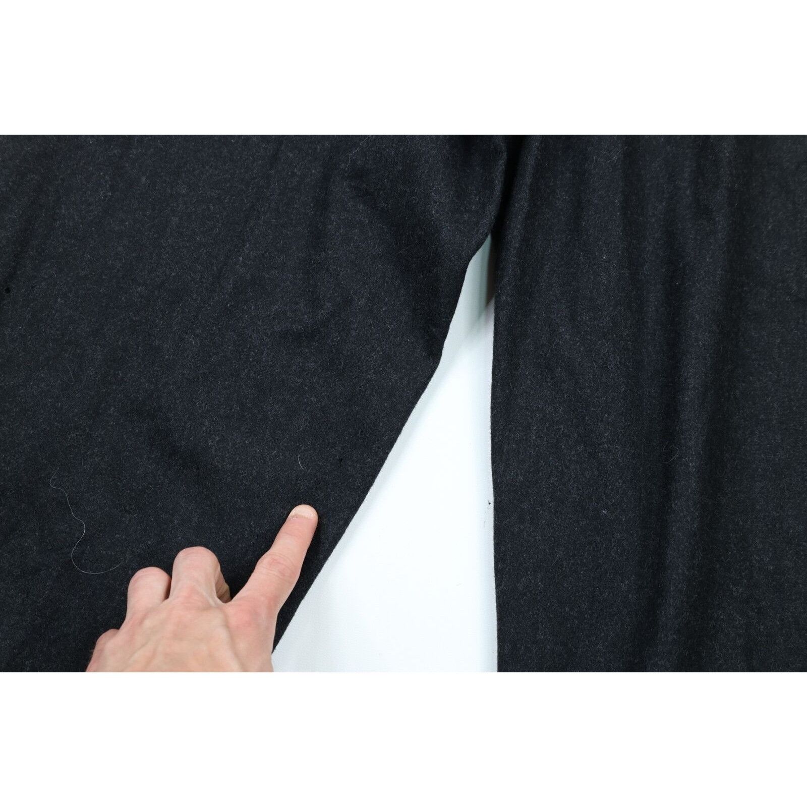 Vintage Vintage 30s Heavyweight Wool Pleated Cuffed Wide Leg Pants Size US 30 / EU 46 - 16 Thumbnail