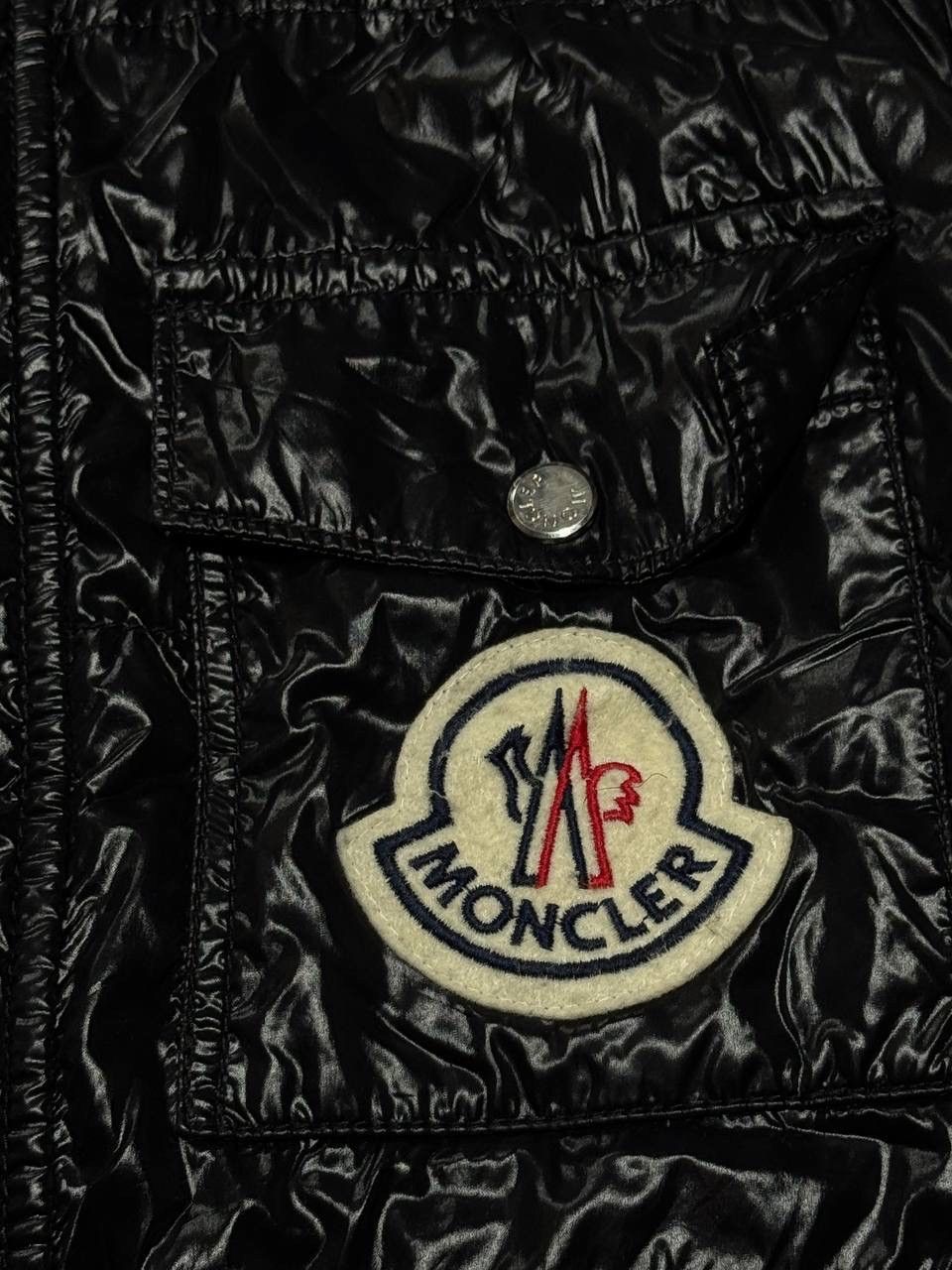 Moncler MONCLER Shiny Black Nylon JACKET Size 2 Size XS / US 0-2 / IT 36-38 - 2 Thumbnail