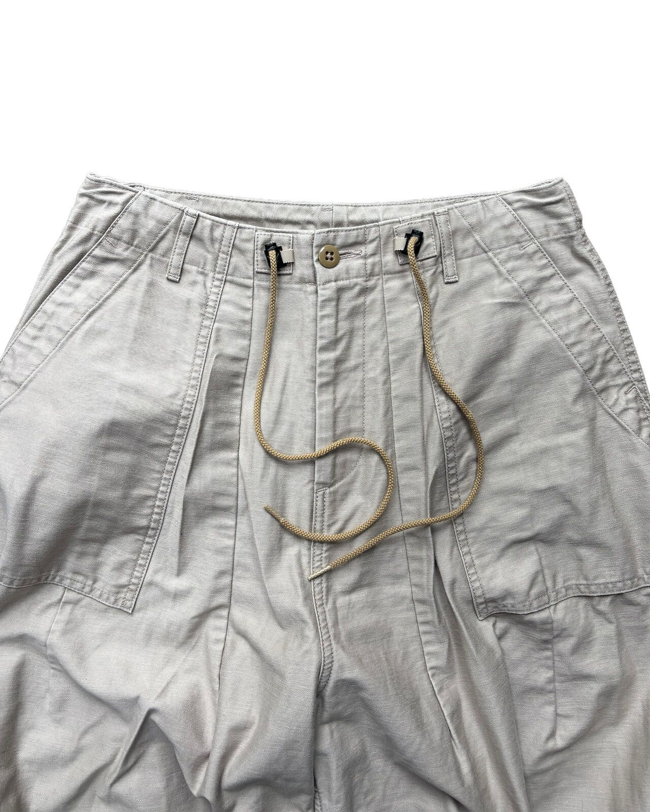 Needles Needles HD Fatigued Pants Beige Japan Size US 28 / EU 44 - 3 Thumbnail