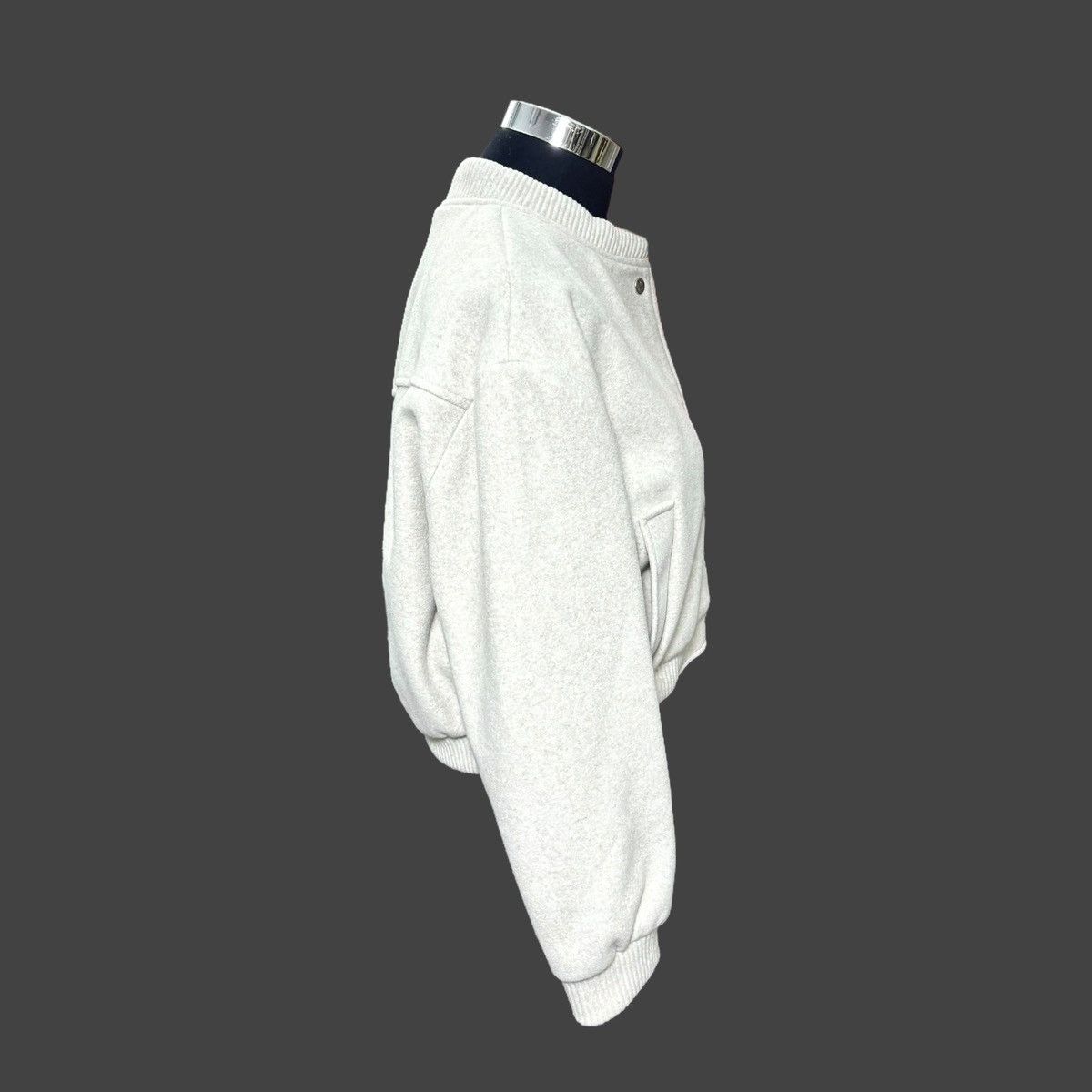 Zara Zara Women’s Soft Cream Beige Short Bomber Jacket sz XL Size XL / US 12-14 / IT 48-50 - 6 Thumbnail