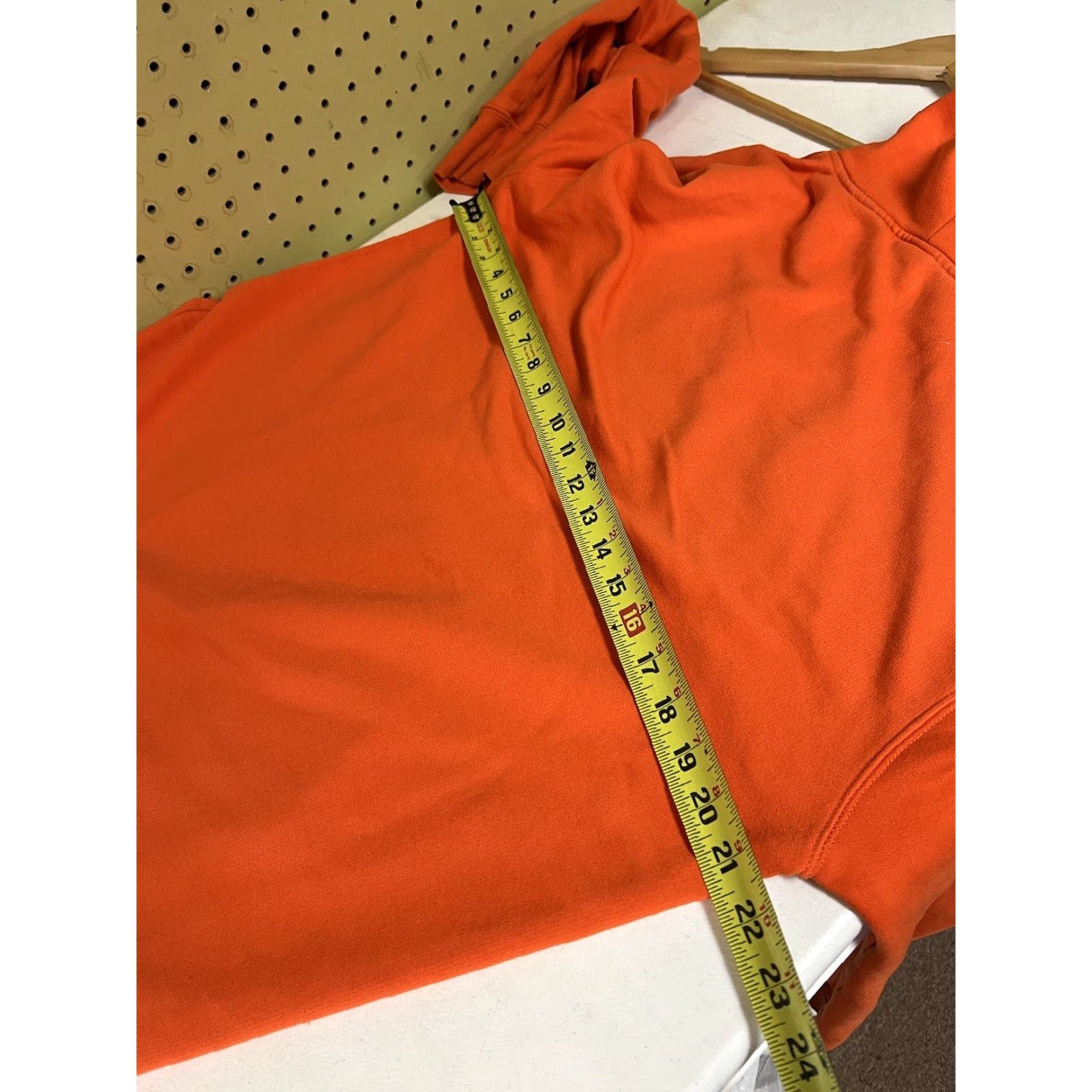 Vintage POC Hoodie Sports Skiing Embroidered Orange 100% Cotton Large Mens Pullover Hooded Regular Size L Size US L / EU 52-54 / 3 - 6 Thumbnail