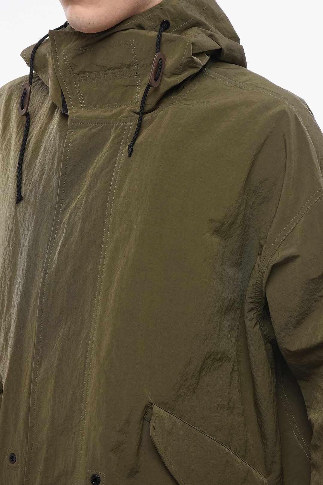Dolce & Gabbana og1mm0825 Hooded Nyon Parka in Green Size US S / EU 44-46 / 1 - 3 Thumbnail