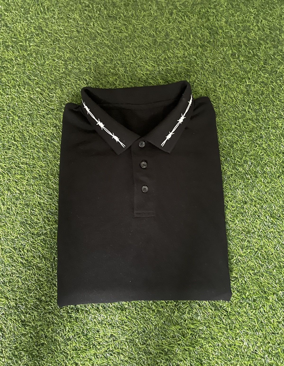 Vintage BARBED WIRE POLO TSHIRT Size US XL / EU 56 / 4 - 2 Thumbnail