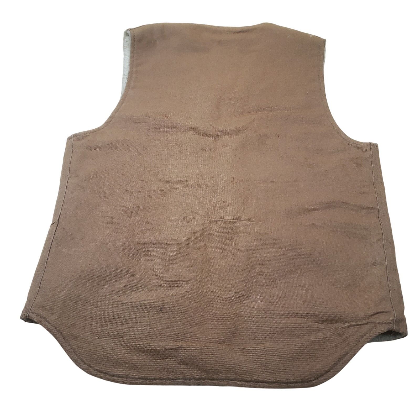 Carhartt Vintage 90s Carhartt Vest Fur Sherpa Distressed XL USA LT Size US L / EU 52-54 / 3 - 2 Thumbnail