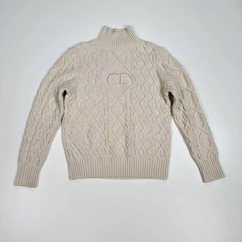 Dior Dior Logo Embroidered Knit Sweater Size US S / EU 44-46 / 1 - 1 Thumbnail