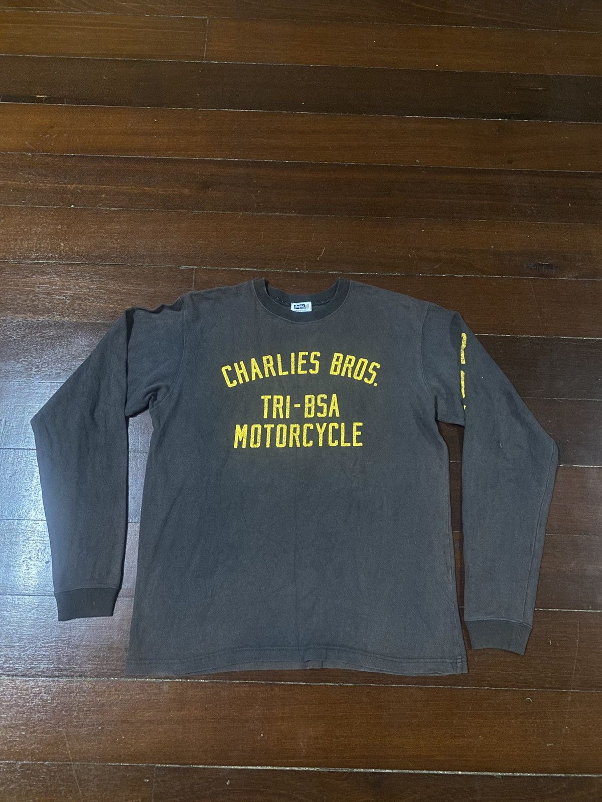 Warehouse & Co. Vintage PHERROW charlies bros hillsboro m.c longsleeve tee Size US L / EU 52-54 / 3 - 4 Thumbnail