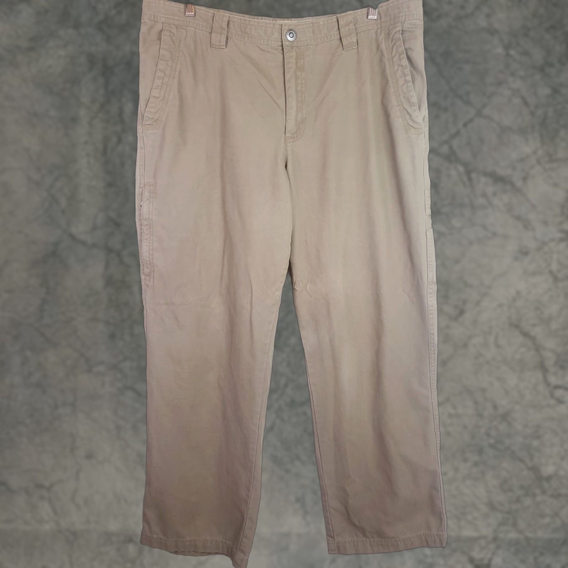 Hunter Columbia Pants Men 38x30 Tan Cargo Omni Shade Hiking Vented Beige Outdoors 90s Logo Sports Mens Size US 38 / EU 54 - 1 Thumbnail