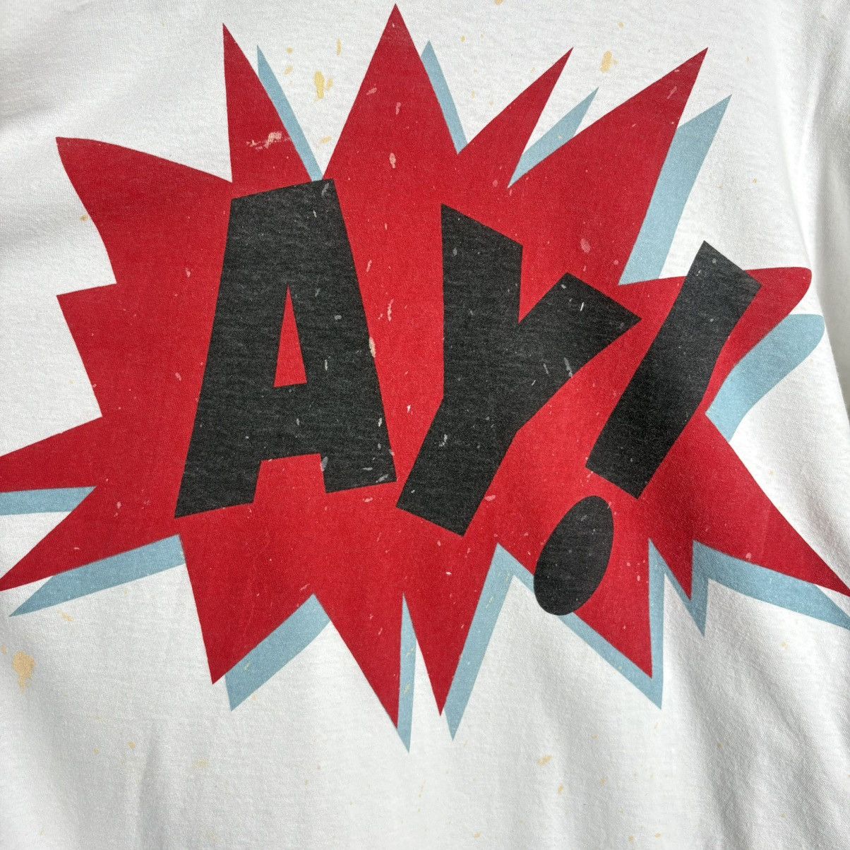Vintage Vintage 90s AY ! USA Single Stitch Graphic T-Shirt Size US XL / EU 56 / 4 - 2 Thumbnail