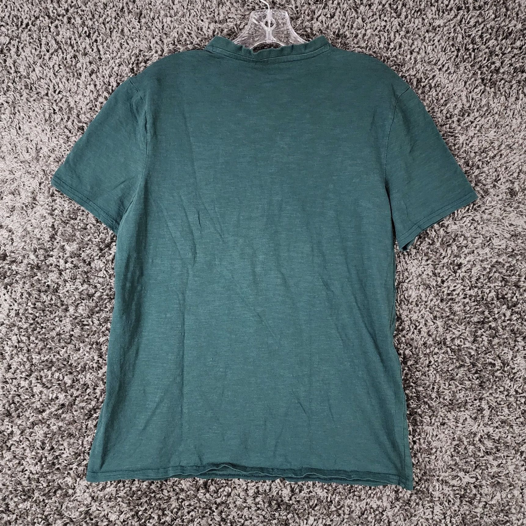 Calvin Klein CALVIN KLEIN Women's Green V-Neck Short Sleeve T-Shirt Size M Size M / US 6-8 / IT 42-44 - 5 Thumbnail