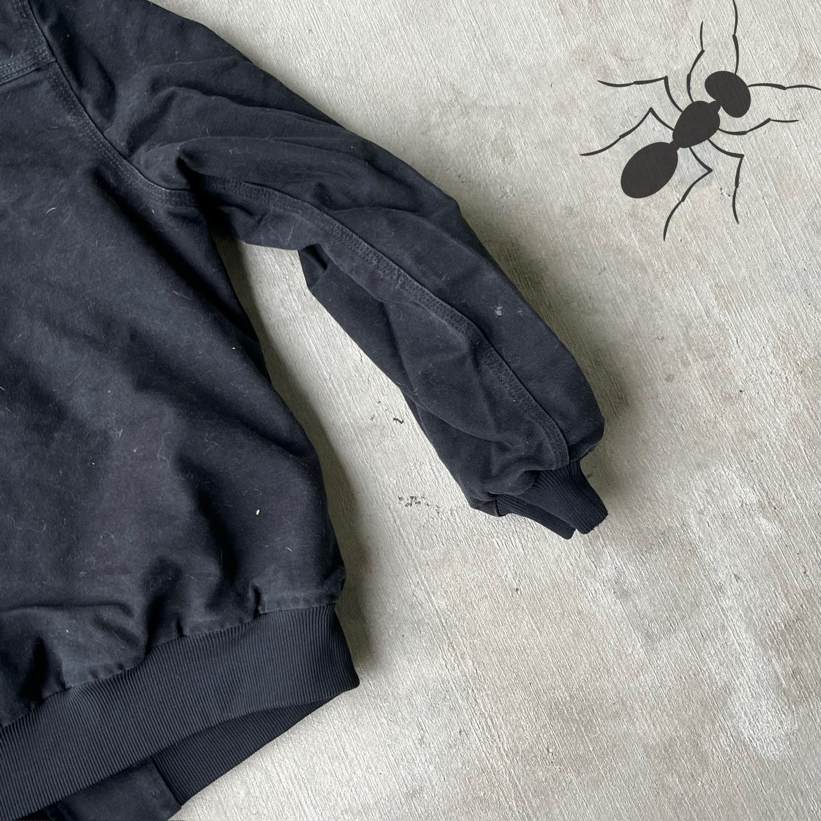 Carhartt × Vintage Carhartt WOMENS black hooded work wear jacket Size US L / EU 52-54 / 3 - 12 Thumbnail