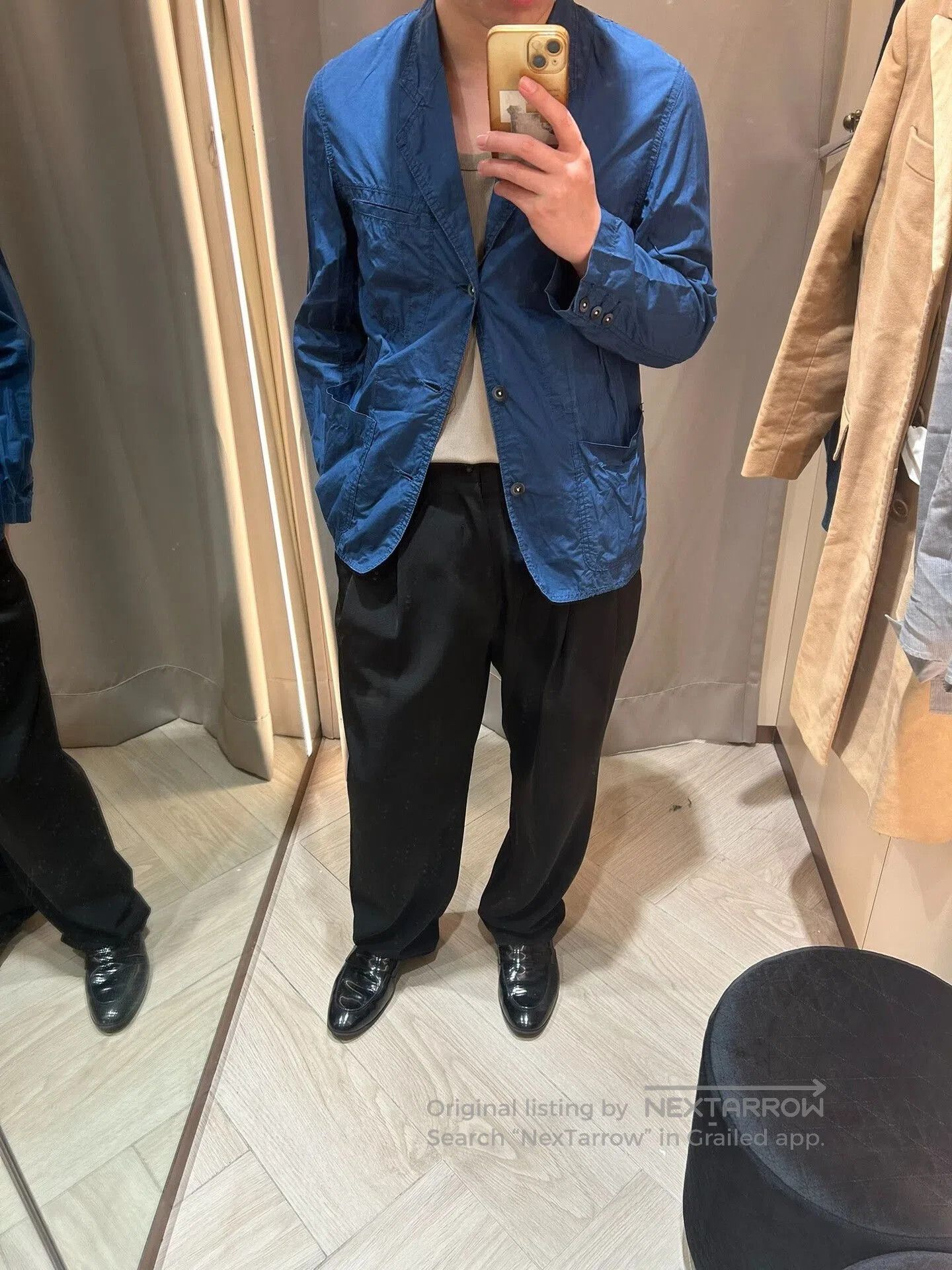 Porter Classic Porter Classic Indigo Dyed Blazer. Size US S / EU 44-46 / 1 - 4 Thumbnail
