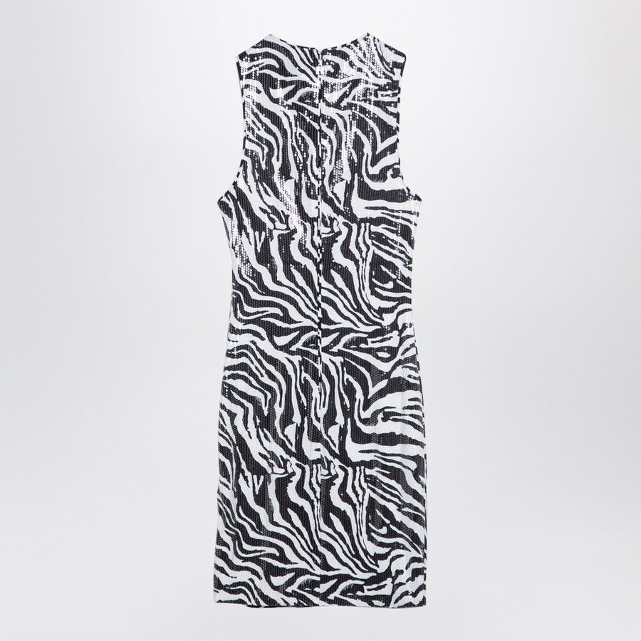 ROTATE o1d2blof0924 Mini Dress in Black & White Size M / US 6-8 / IT 42-44 - 2 Thumbnail