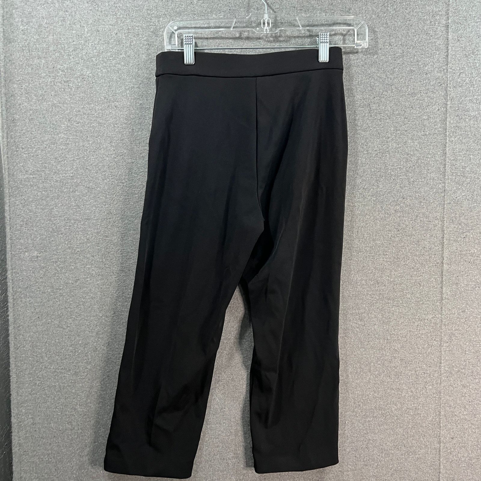 Other Susan Graver Petite LK Fusion Pull-On Crop Pant Black Size 27" / US 4 / IT 40 - 2 Thumbnail