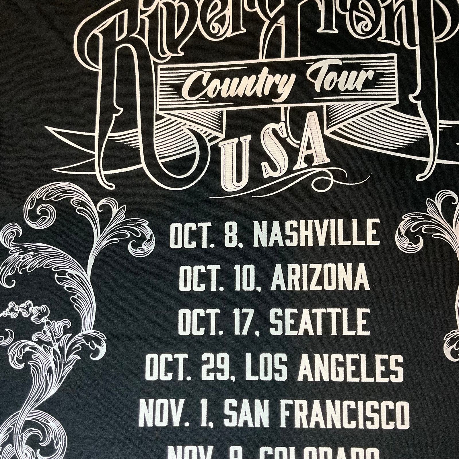 Other 💀 RiverFront Nashville Country Tour Tee (Double-Sided) Size US L / EU 52-54 / 3 - 4 Thumbnail