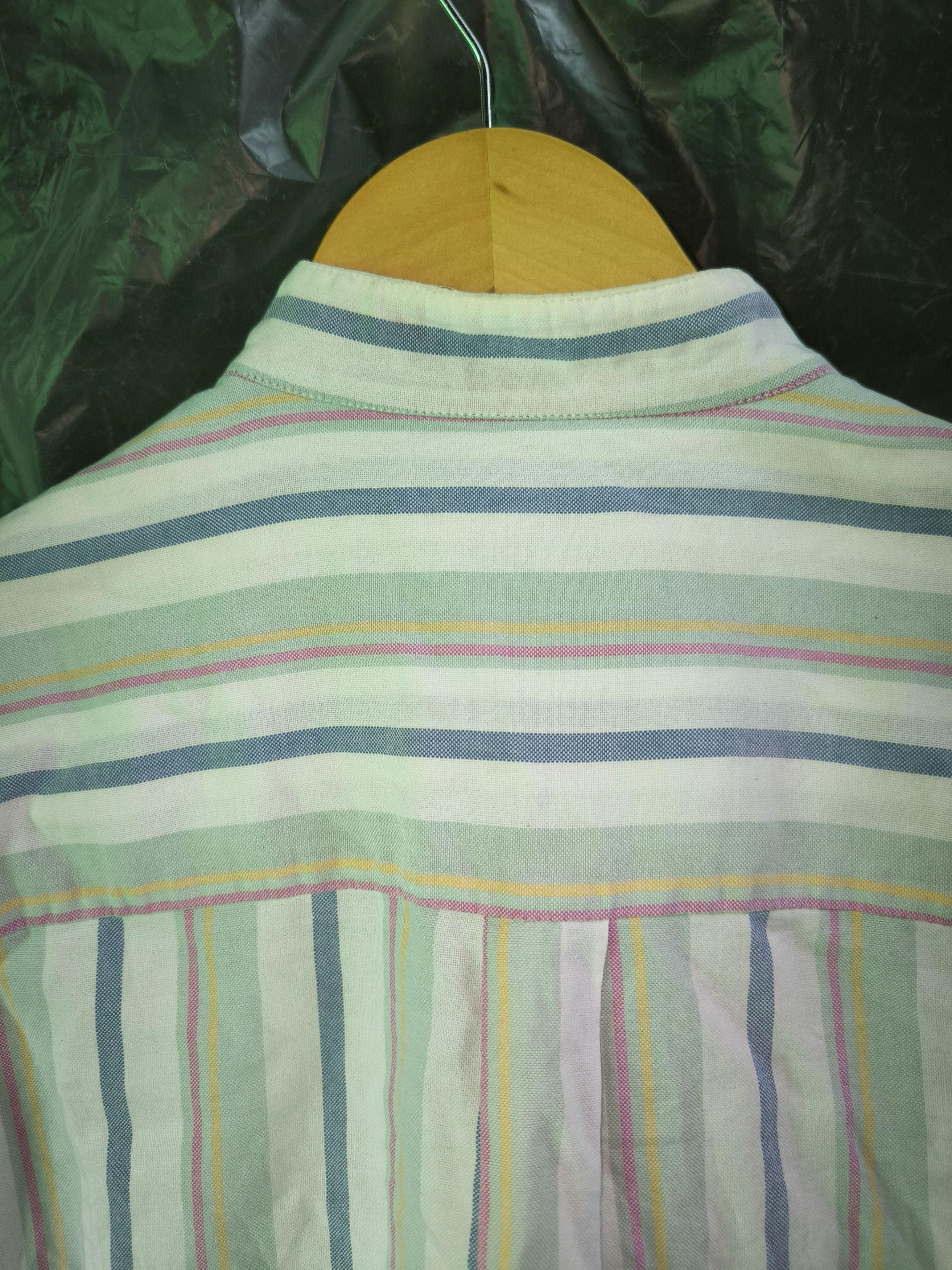 Vintage Vintage Work Stone Island Mandarin Collar Striped Size US L / EU 52-54 / 3 - 9 Thumbnail