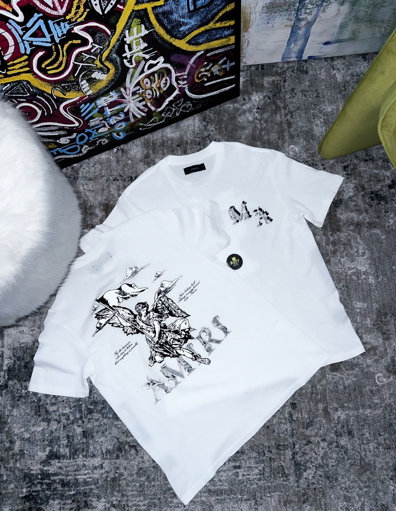 Amiri Amiri logo t shirt Size US M / EU 48-50 / 2 - 1 Thumbnail