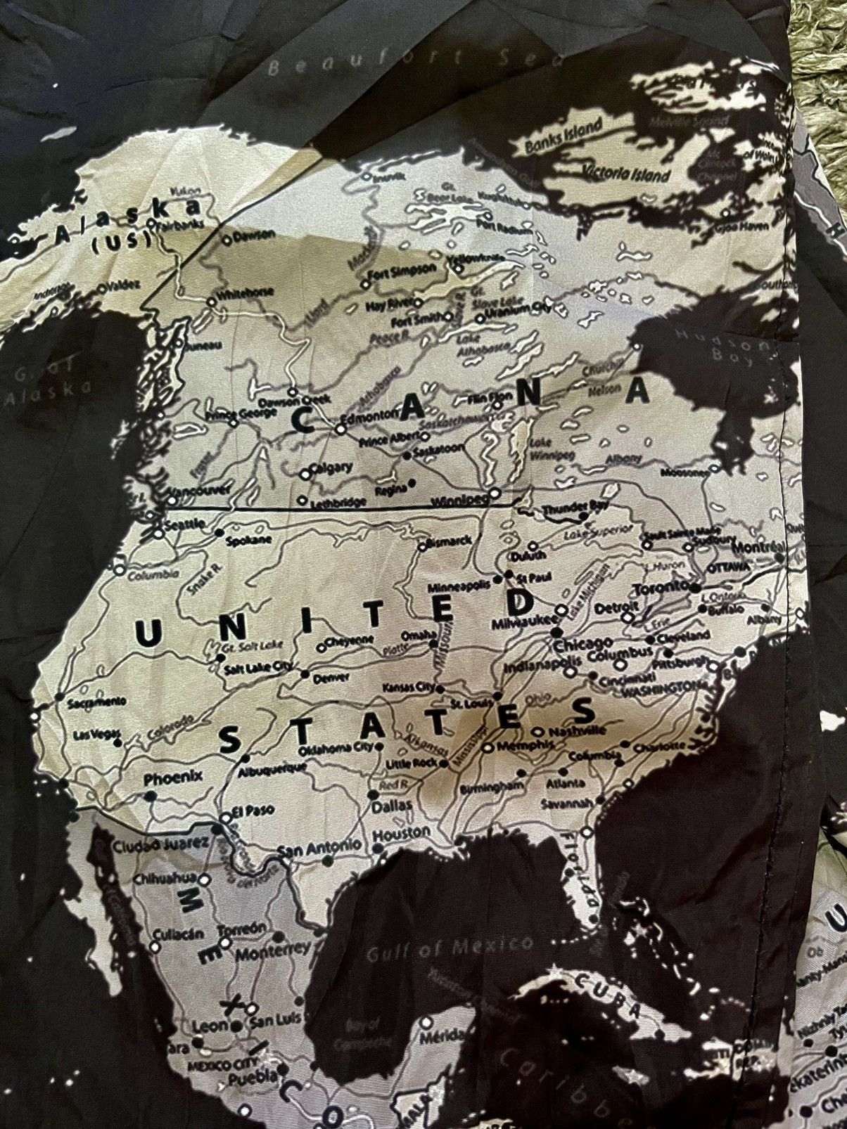 Japanese Brand Gallis Addiction World Maps Jacket Size US L / EU 52-54 / 3 - 7 Thumbnail