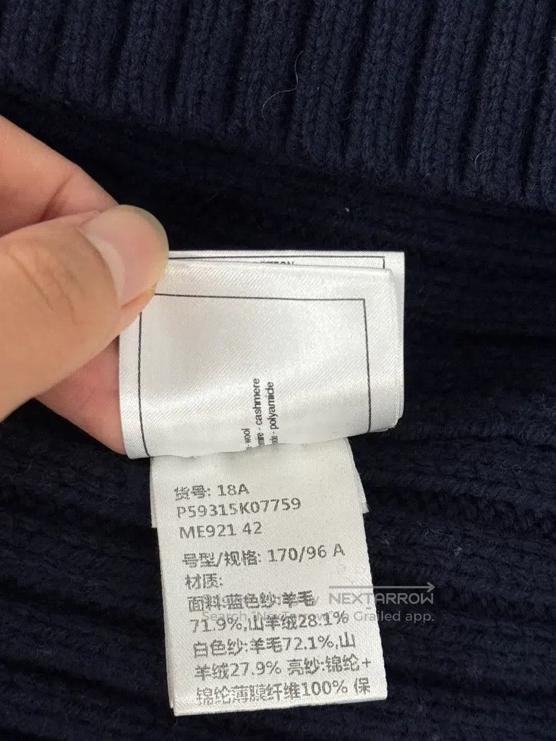 Chanel Chanel German Hamburg series turtleneck striped sweater Size M / US 6-8 / IT 42-44 - 6 Thumbnail