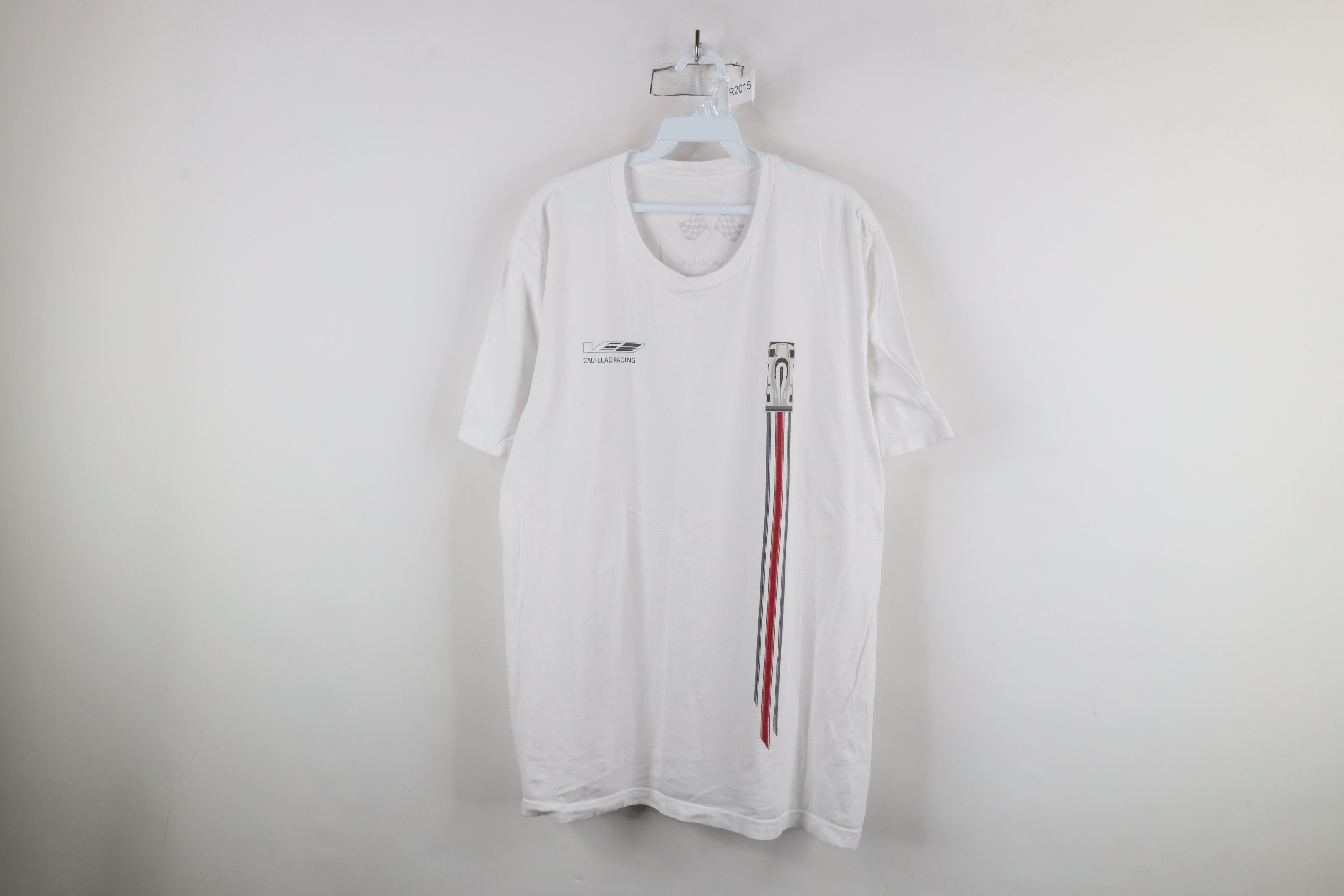 Vintage Y2K Cadillac Racing IMSA Short Sleeve T-Shirt White Cotton Size US XXL / EU 58 / 5 - 1 Thumbnail