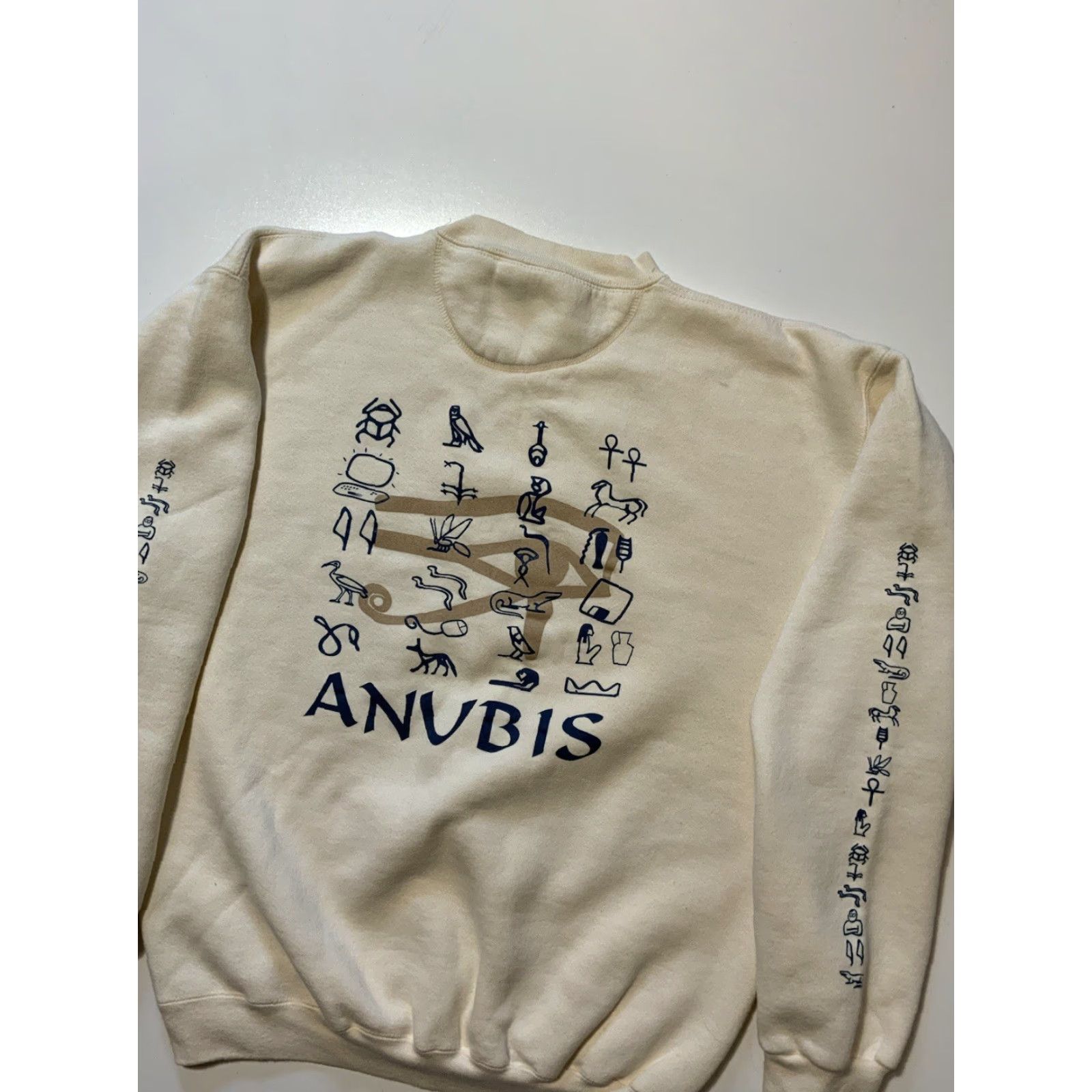 Vintage VINTAGE Peter Norton Group Symantec ANUBIS Software Technology Sweatshirt Mens Sz. M Ivory Crewneck Pullover Santee 46 Chest 27 Shoulder to Hem Size US M / EU 48-50 / 2 - 5 Thumbnail